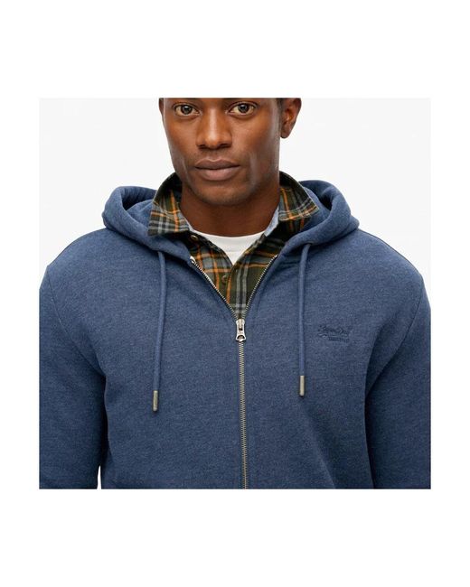 Zip-Throughs Superdry pour homme en coloris Blue