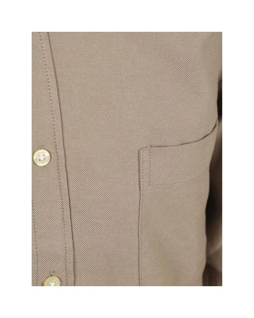 Boss Overhemd Lange Mouw Rickert Overhemd in het Brown voor heren