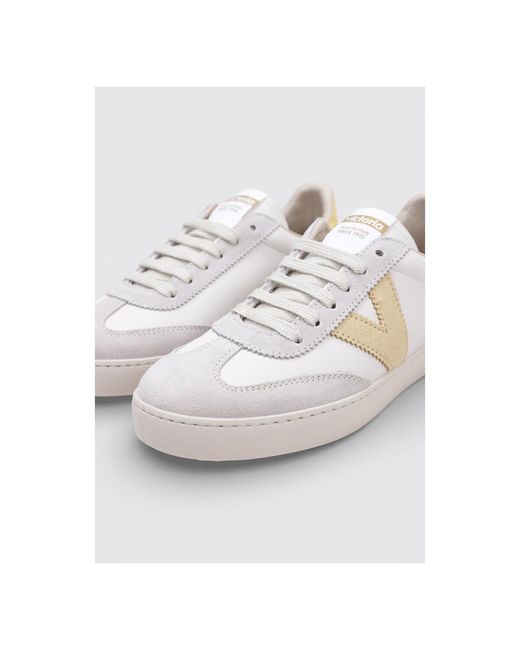 Baskets basses BERLIN CICLISTA EFECTO PIEL Victoria en coloris White