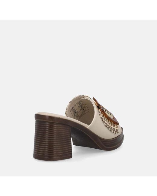 Mules CIABATTE TACCO Refresh en coloris Brown