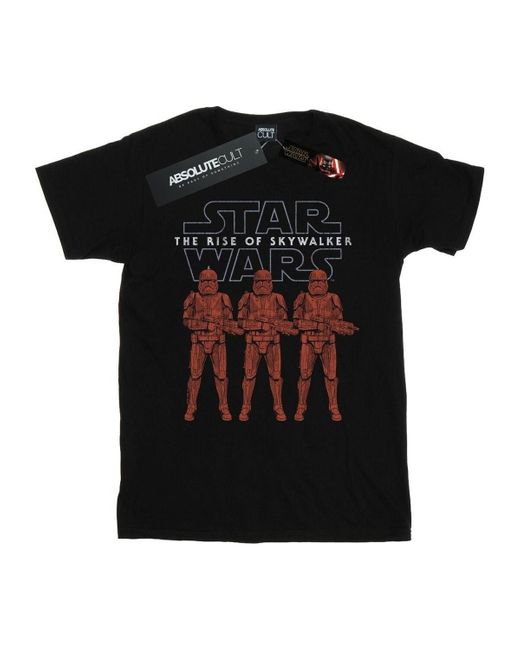 T-shirt The Rise Of Skywalker Stormtrooper Colour Line Up Disney en coloris Black