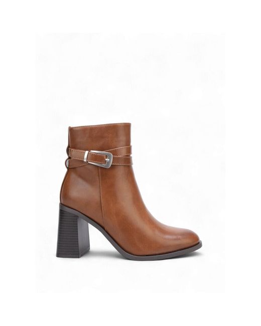 Bottines Bottines pour - Camel La Modeuse en coloris Brown