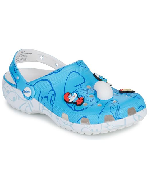 CROCSTM Blue Clogs Smurfs Classic Clog