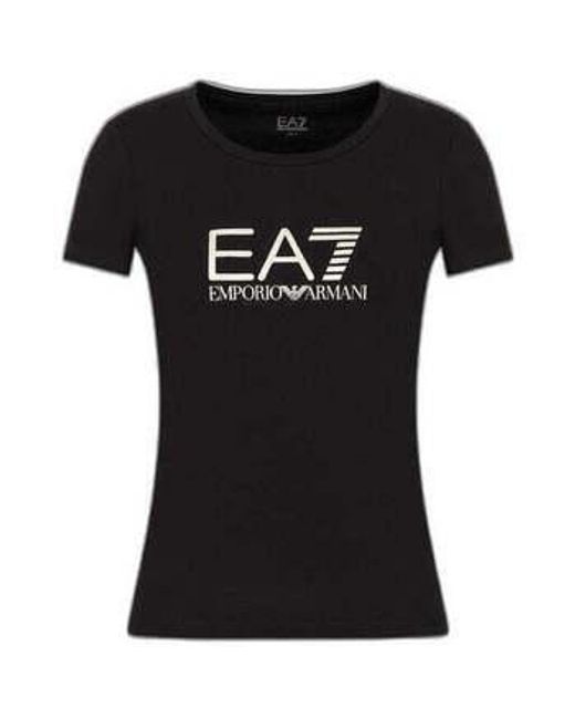 T-shirt EA7 en coloris Black