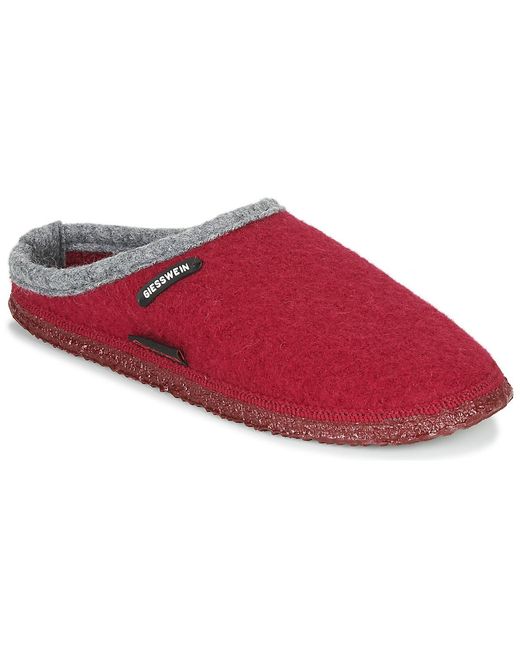 Chaussons Giesswein en coloris Red