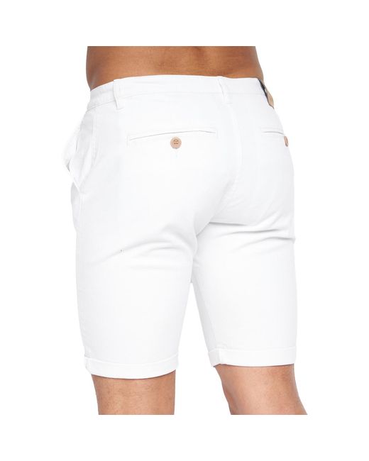 Short Sinwood Crosshatch pour homme en coloris White