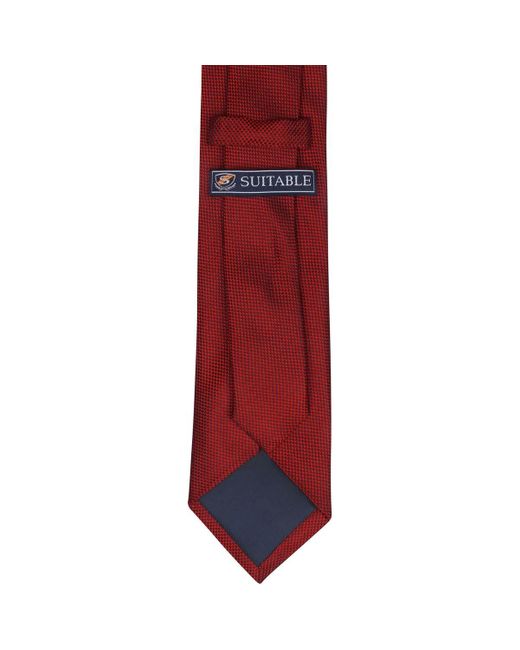 Cravates et accessoires Cravate Rouge Soie Suitable pour homme en coloris Red