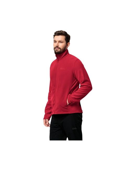 Sweat-shirt Taunus Jack Wolfskin pour homme en coloris Red