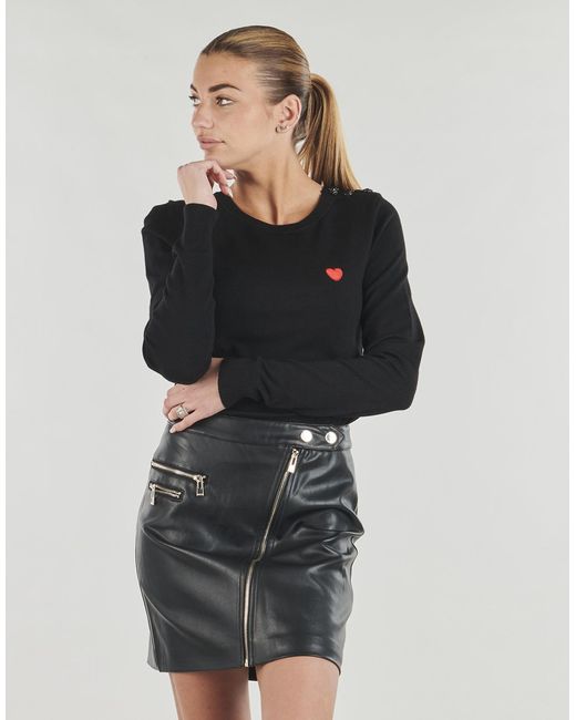 Morgan Black Pullover Mkiss