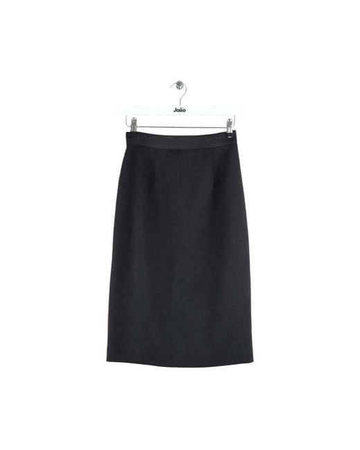 Jupes Jupe en laine noire Tara Jarmon en coloris Black