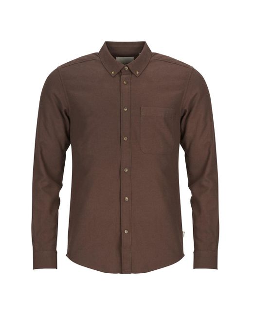 Only & Sons Hemdbluse Onsgudmund in Brown für Herren