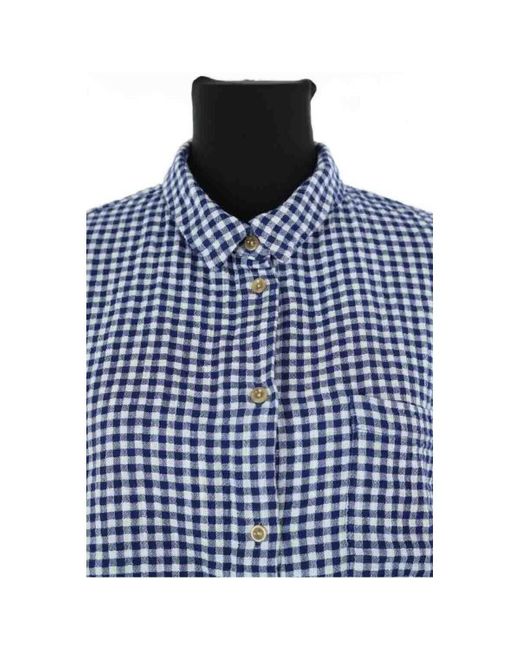 Chemise Chemise en coton bleue Des Petits Hauts en coloris Blue