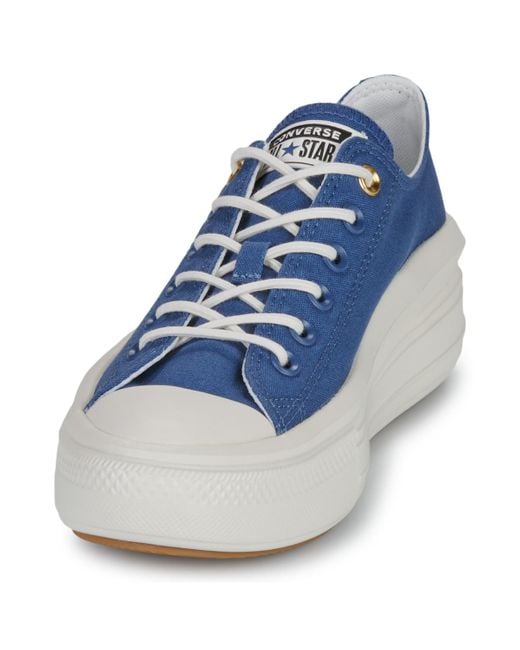 Baskets basses CHUCK TAYLOR ALL STAR MOVE PLATFORM Converse en coloris Blue