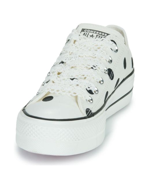 Baskets basses CHUCK TAYLOR ALL STAR LIFT Converse en coloris Metallic