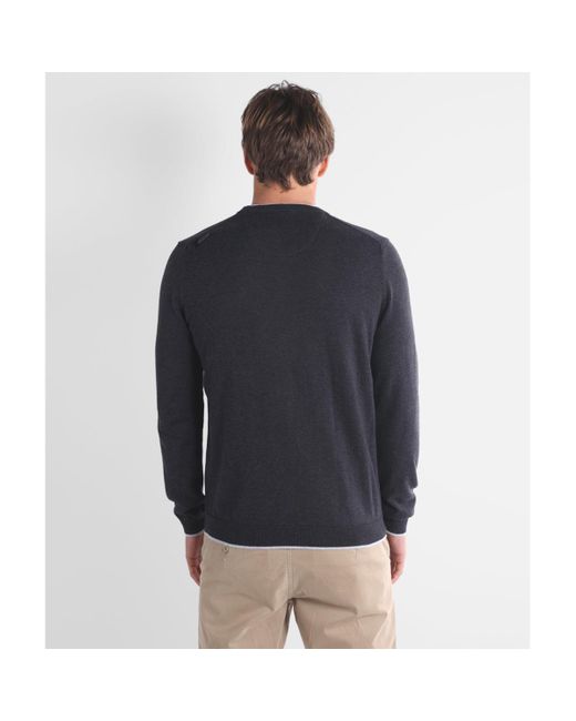 Pull Pull essentiel col rond PERONI Oxbow pour homme en coloris Blue
