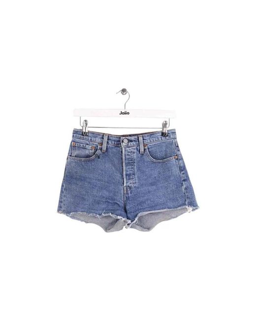 Short Mini Short Levi's en coloris Blue