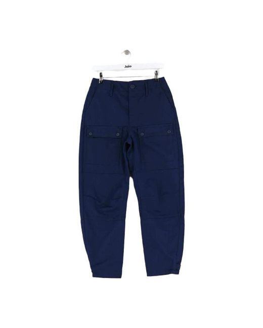 Pantalon Pantalon droit bleu Maje en coloris Blue