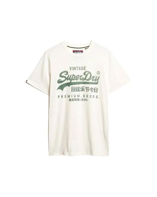 T-Shirts Superdry pour homme en coloris White