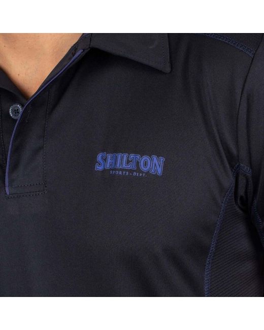 Polo Polo sport TEAM Shilton pour homme en coloris Black