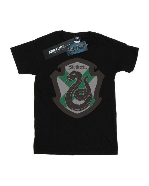 T-shirt Slytherin Crest Flat Harry Potter pour homme en coloris Black