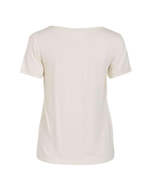 T-shirt 165779VTPE24 Vila en coloris White