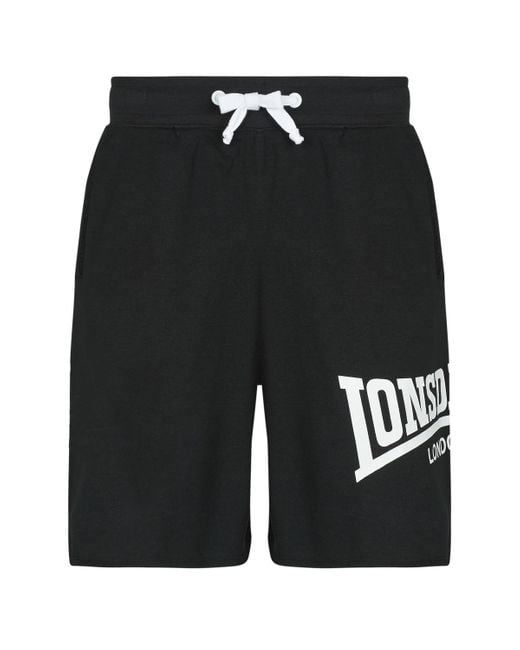Lonsdale Korte Broek Polbathic in het Black voor heren