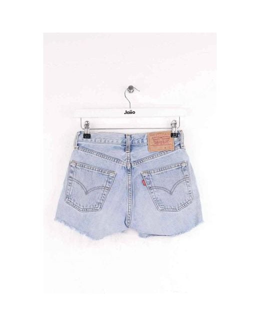 Short Mini Short Levi's en coloris Blue