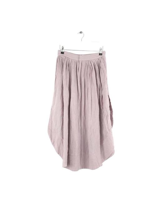 Jupes Jupe en coton violette Laurence Bras en coloris Pink