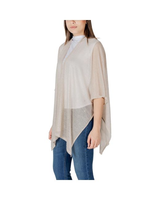 Echarpe PONCHO KNITWEAR LUREX 2A5007M0300 Liu Jo en coloris Gray