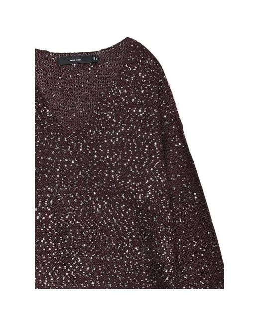 Pull 5701404 Vero Moda en coloris Brown