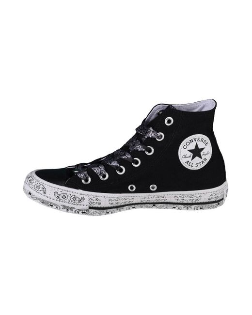 Converse Lage Sneakers X Miley Cyrus Chuck Taylor Hi All Star in het Black