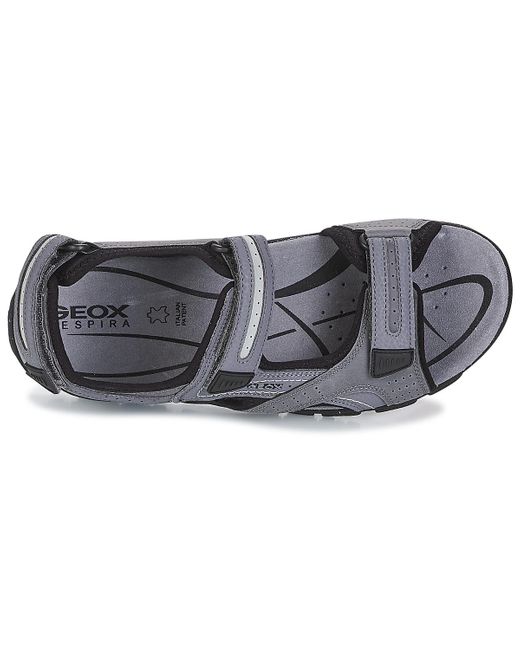 Geox U S.strada D U8224d-0bc50-c9014 Men's Sandals In Grey in Grey for Men  - Save 45% - Lyst