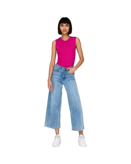 ONLY Top in het Pink