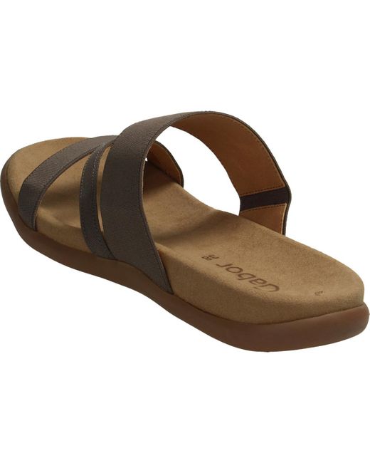 Sabots Gabor en coloris Brown