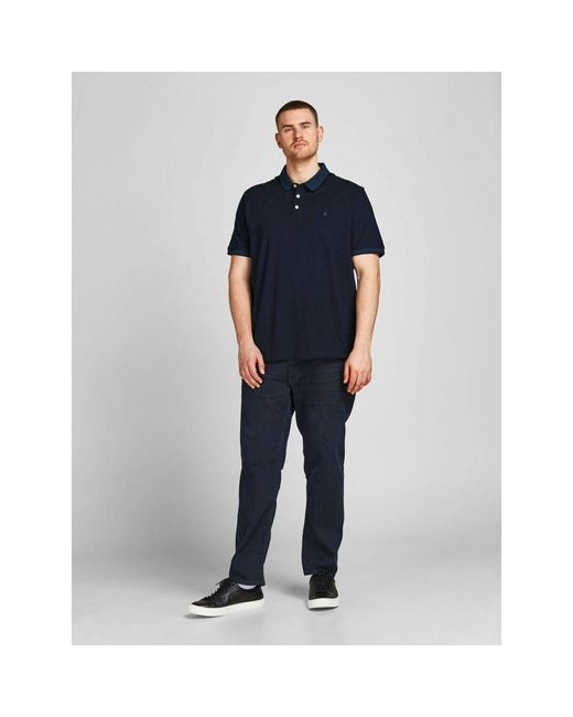 Polos Jack & Jones pour homme en coloris Blue