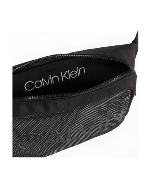 Waistbag Sac banane Calvin Klein pour homme en coloris Noir - Lyst