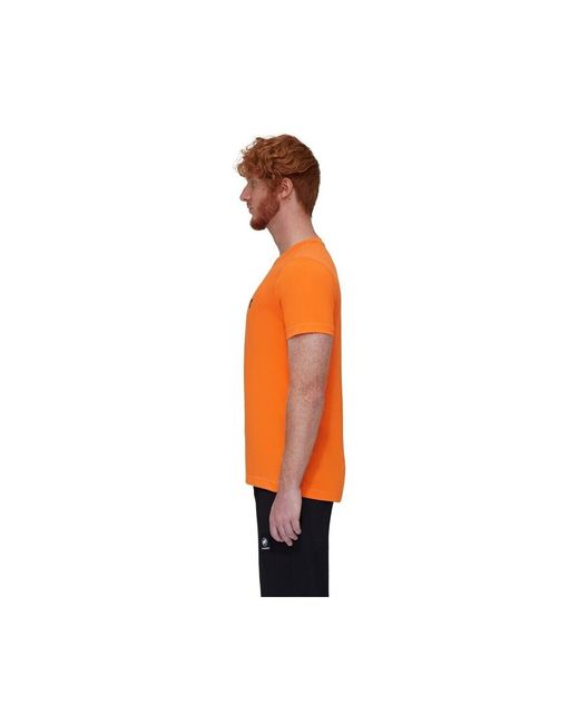 T-shirt Core Logo Mammut pour homme en coloris Orange