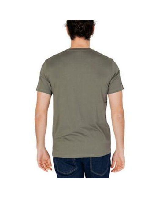 Debardeur tee shirt Emporio Armani kaki 211845 4R475 00284 - S EA7 pour homme en coloris Green