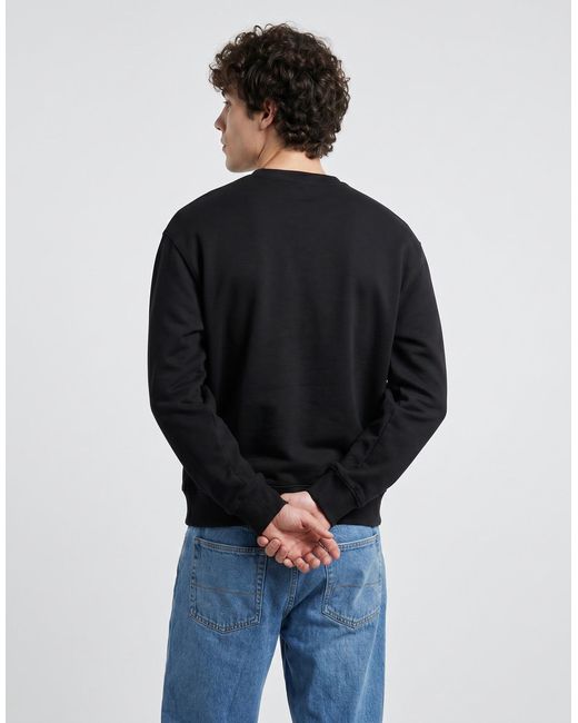 Vans Sweaters Stretch Logo Crew in het Black voor heren