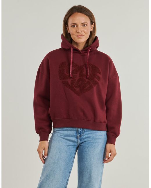ONLY Capuchon Sweaters Onllyna in het Red