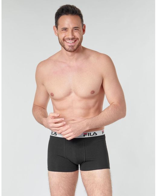 Boxers Fila pour homme en coloris White