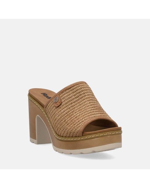 Mules CIABATTE TACCO Refresh en coloris Brown