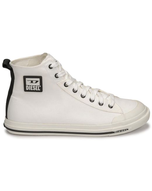 DIESEL Hoge Sneakers Trenimy in het Wit voor heren - Bespaar 39% - Lyst