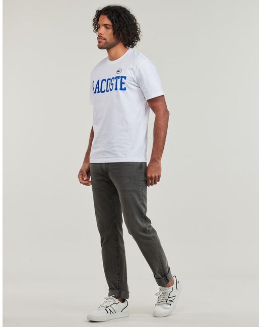T-shirt TH7411 Lacoste pour homme en coloris Blue