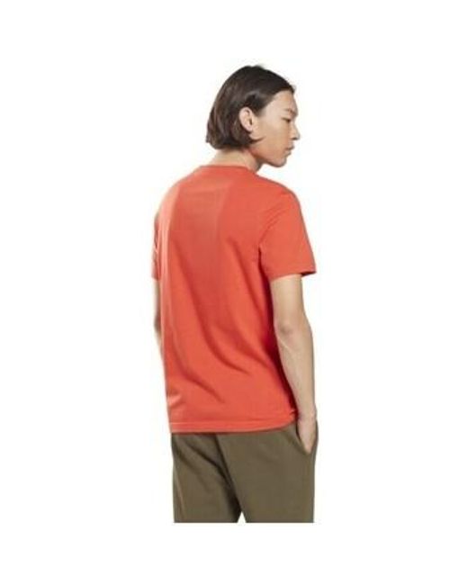 T-shirt Reebok pour homme en coloris Red