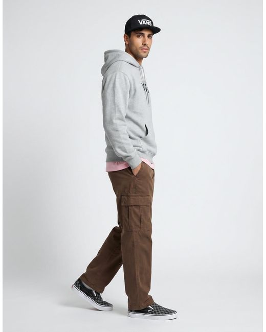 Vans Capuchon Sweaters Stretch Logo Pullover in het Gray voor heren