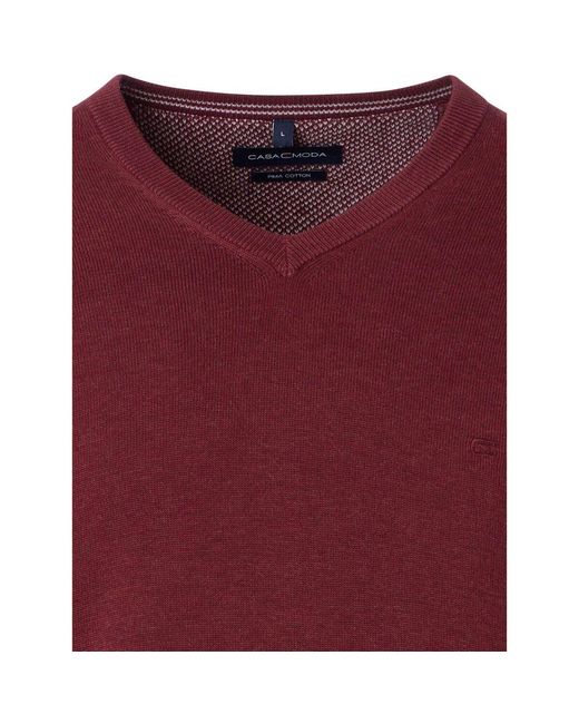 Pull Pull Rouge CASA MODA pour homme en coloris Red