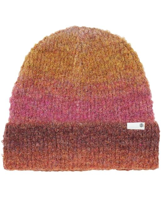 Berretto Mid Fuzzy Gradient di Element in Red