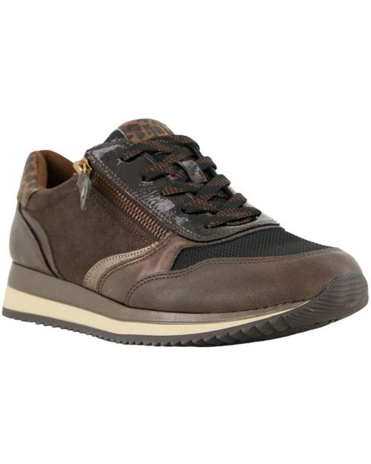 Baskets Basses Jana en coloris Brown