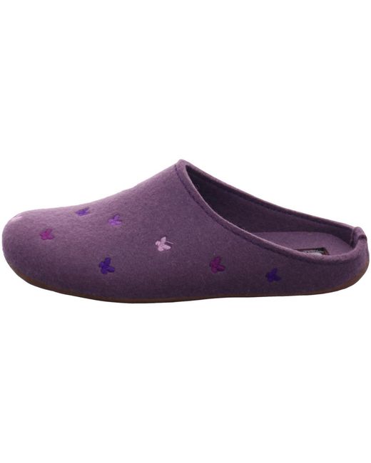 Chaussons Haflinger en coloris Purple
